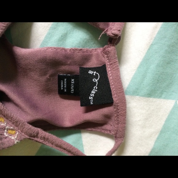 Boho Embroidered Maxi Dress Size 4/5 - Picture 3 of 3